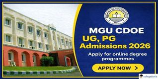 Mahatma Gandhi University Begins Admission 2026 For Online Programmes; Apply at cdoe.mgu.ac.in
